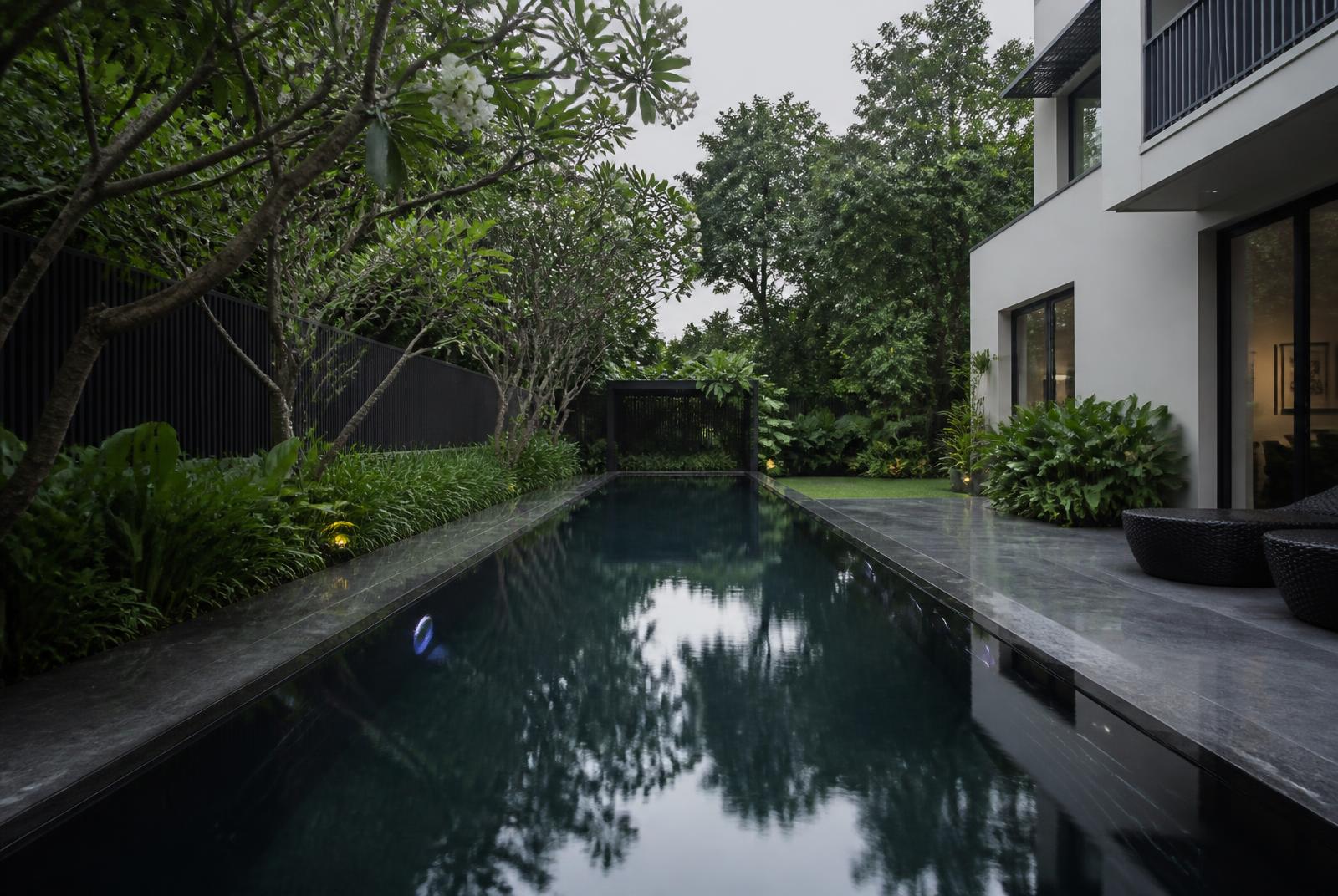 Stone Court — Lap Pool in Bengaluru, Karnataka